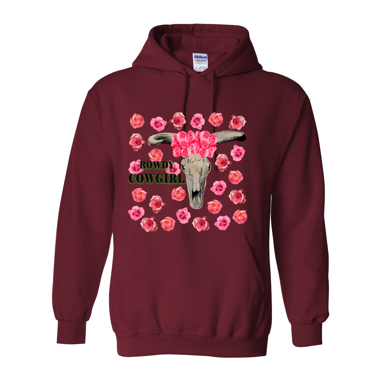 Cowgirl Roots™ Rowdy Cowgirl Pull Over Front Pocket Hoodies