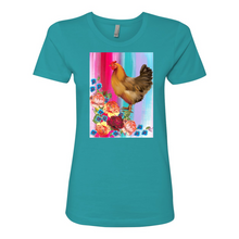 Load image into Gallery viewer, Rose&#39;s Hen Boyfriend Cotton T Shirts
