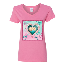 Load image into Gallery viewer, Party Chic&#39;s V-Neck Cotton T-Shirts
