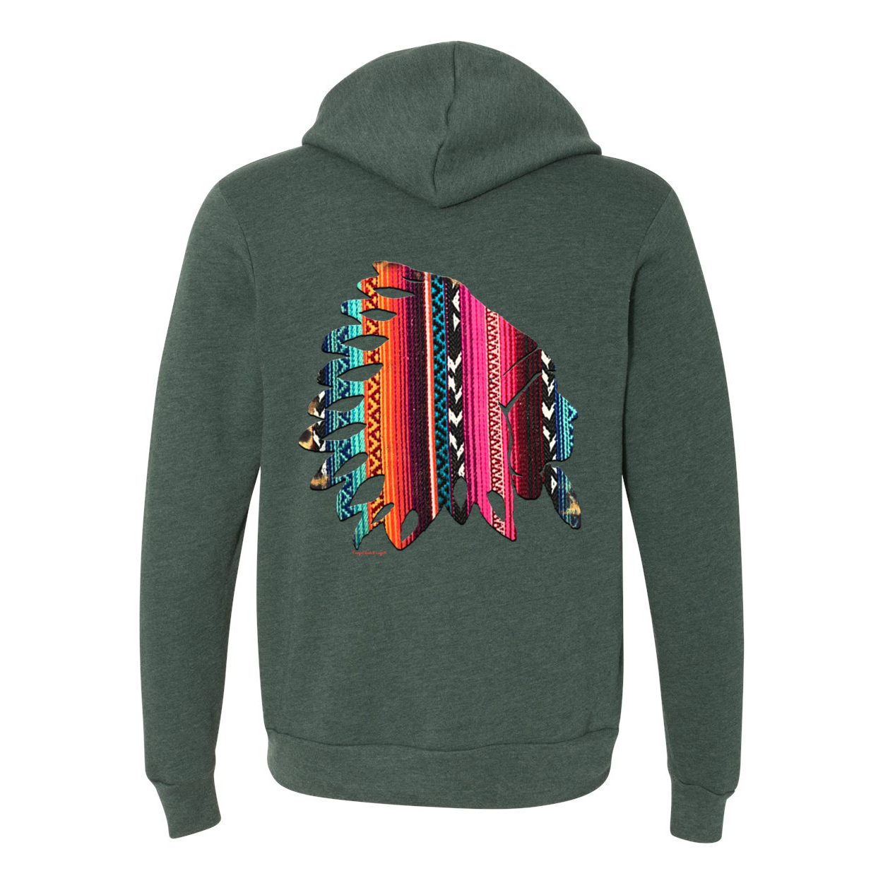 Cowgirl Roots™ The Chief, Zip-Up Front Pocket Hooded Sweatshirts