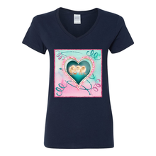 Load image into Gallery viewer, Party Chic&#39;s V-Neck Cotton T-Shirts
