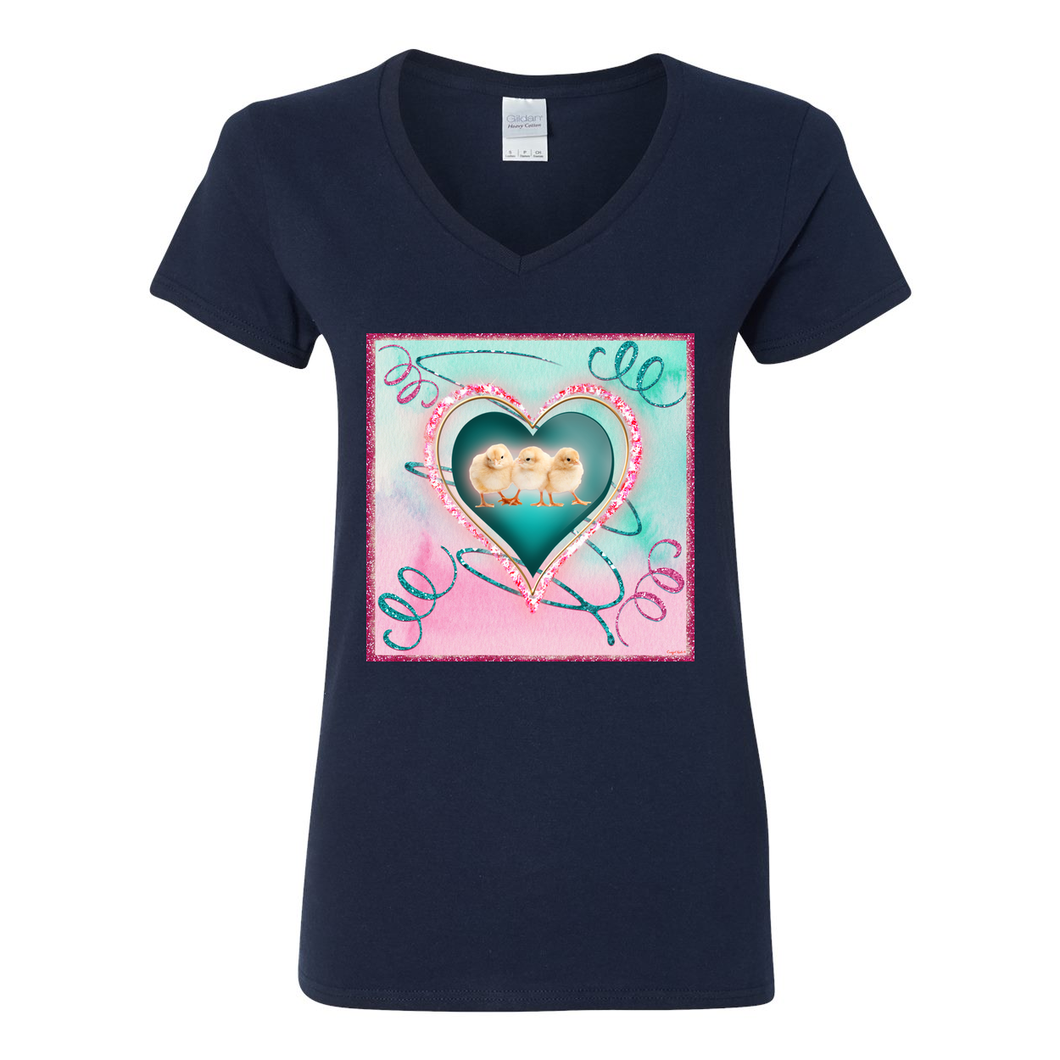 Party Chic's V-Neck Cotton T-Shirts