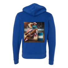Load image into Gallery viewer, Turn N Burn Barrel Racer Zip-Up Front Pocket Hooded Sweatshirts
