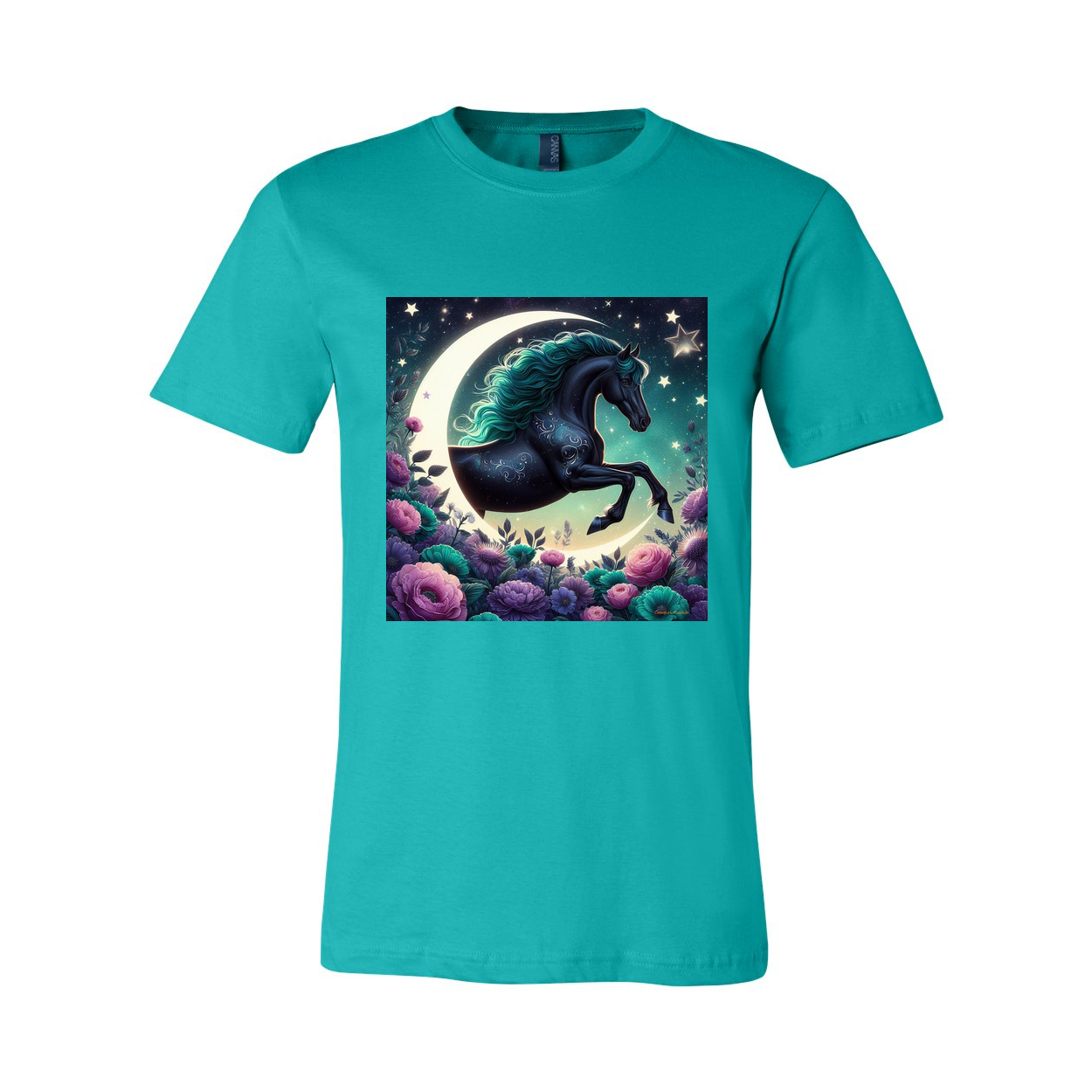 Moon Flowers Dancing Filly T Shirts