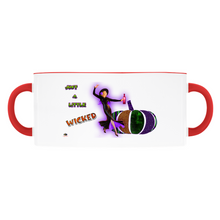 Load image into Gallery viewer, 11oz and 15oz Just a Little Wicked Halloween Witch Ceramic Mugs
