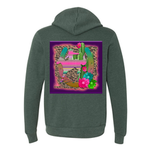 Load image into Gallery viewer, Cowgirl Roots™ Desert Bronc Dreams, Full Zip-Up Front Pocket Hooded Sweatshirts
