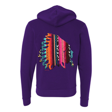 Load image into Gallery viewer, Cowgirl Roots™ The Chief, Full Zip-Up Front Pocket Hooded Sweatshirts
