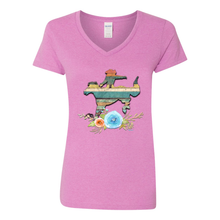 Load image into Gallery viewer, Bronc&#39;n Good Times V-Neck Cotton T-Shirts
