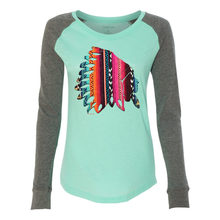 Load image into Gallery viewer, The Chief Patch Elbow Long Sleeve T Shirts
