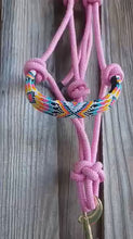 Load and play video in Gallery viewer, Tribal Feather Beaded Horse and Pony Halters with Lead
