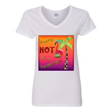 Load image into Gallery viewer, Pretty Hot And Tempting V-Neck Cotton T-Shirts

