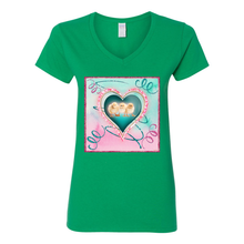 Load image into Gallery viewer, Party Chic&#39;s V-Neck Cotton T-Shirts
