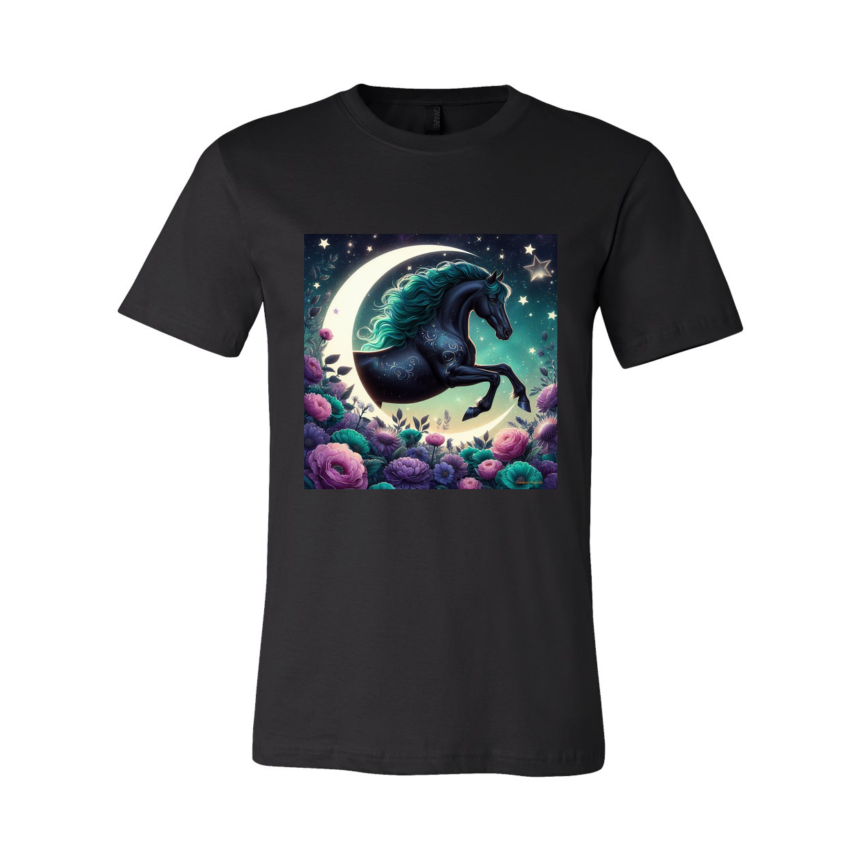 Moon Flowers Dancing Filly T Shirts