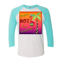 Load image into Gallery viewer, Pretty Hot And Tempting Three Quarter 3/4 Sleeve Raglan T Shirts
