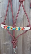 Load and play video in Gallery viewer, Tribal Love Beaded Rope Horse and Pony Halters with Lead
