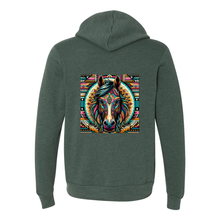 Load image into Gallery viewer, Tribal Horse Dusty Zip-Up Front Pocket Hooded Sweatshirts
