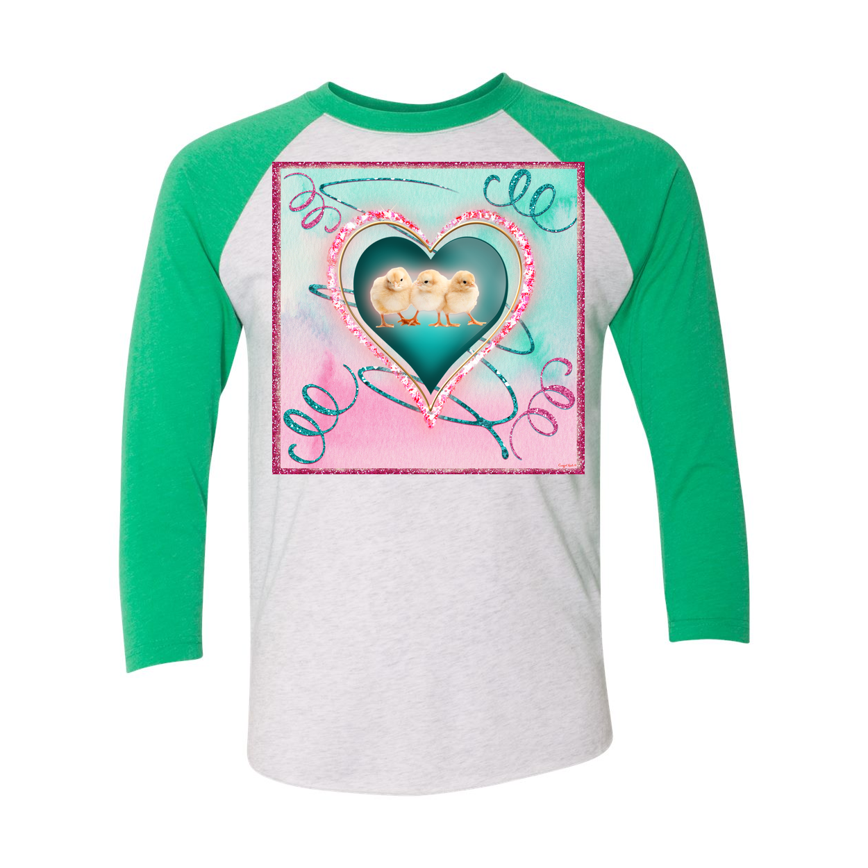 Cowgirl Roots™  Party Chic's 3/4 Sleeve T Shirt