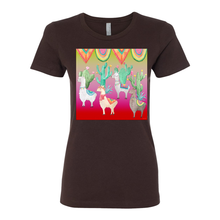 Load image into Gallery viewer, Desert Llama Boyfriend Cotton T Shirts
