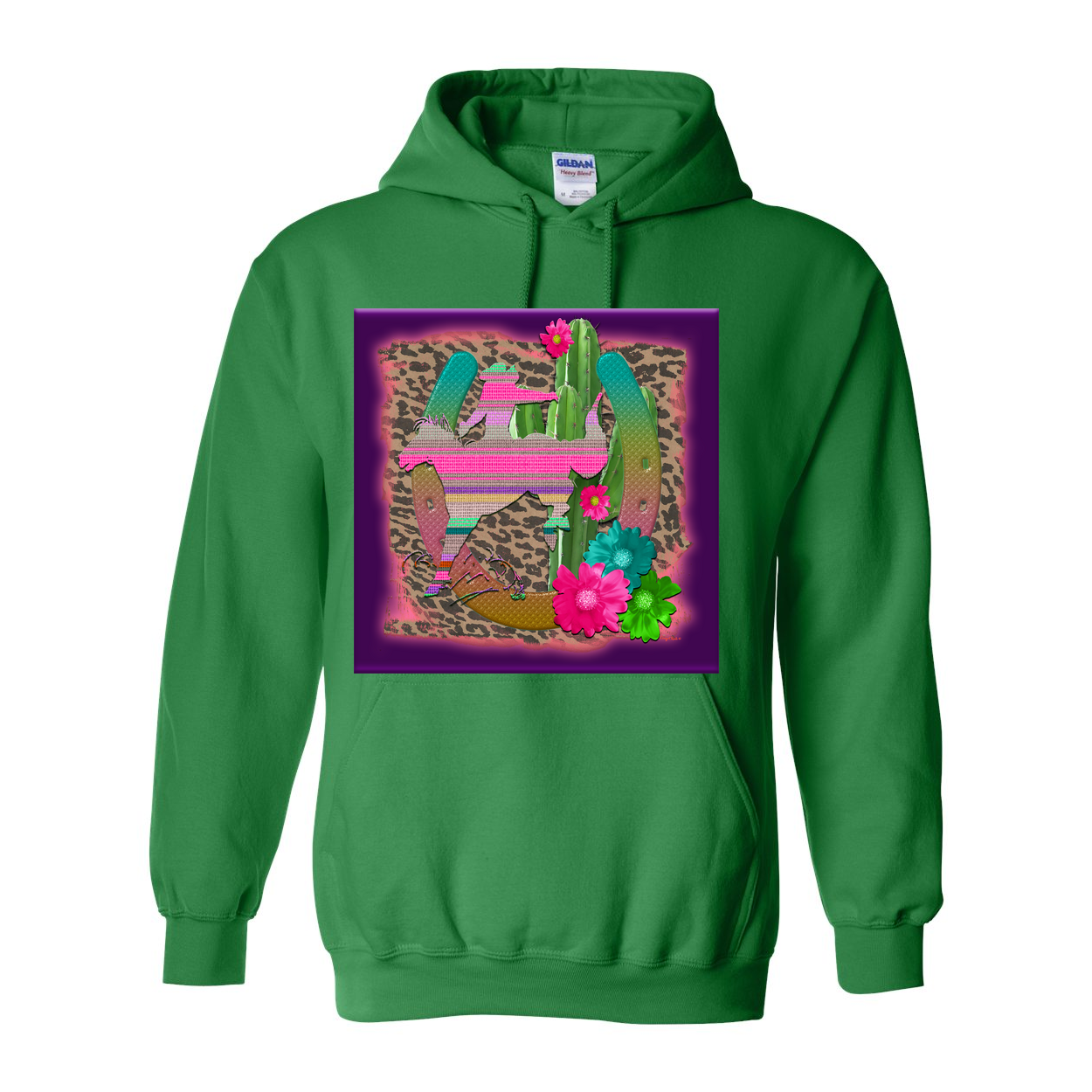 Cowgirl Roots™ Desert Bronc Dreams, Pull Over Front Pocket Hoodies