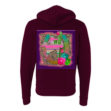 Load image into Gallery viewer, Desert Bronc Dreams Full-Zip Up Hooded Sweatshirts with Pockets
