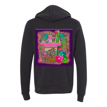 Load image into Gallery viewer, Cowgirl Roots™ Desert Bronc Dreams, Full Zip-Up Front Pocket Hooded Sweatshirts
