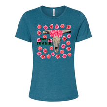 Load image into Gallery viewer, Rowdy Cowgirl Heather Colored Classic Relaxed Fit T Shirts
