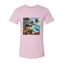 Load image into Gallery viewer, Tropical Red and White Paint Horse T Shirts
