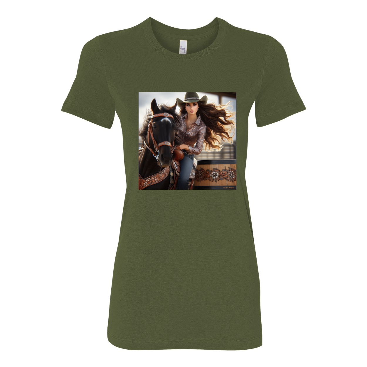 Rodeo Barrel Racer Favorite T Shirt