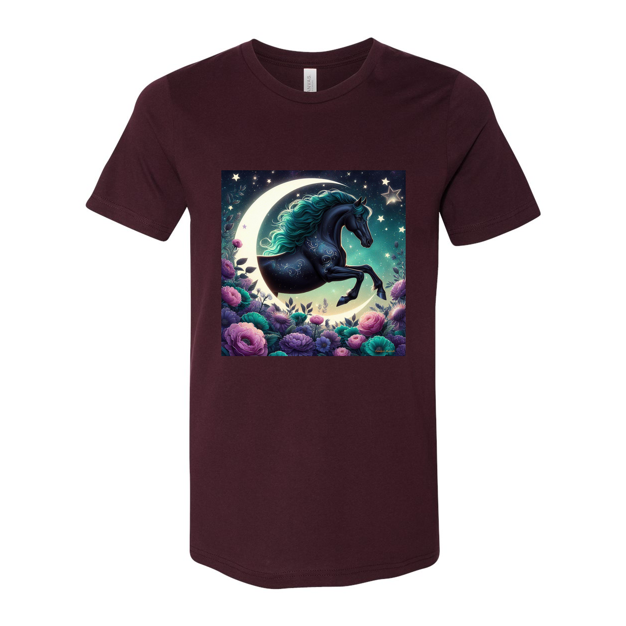 Moon Flowers Dancing Filly T Shirts