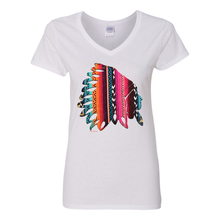 Load image into Gallery viewer, The Chief V-Neck Cotton T-Shirts
