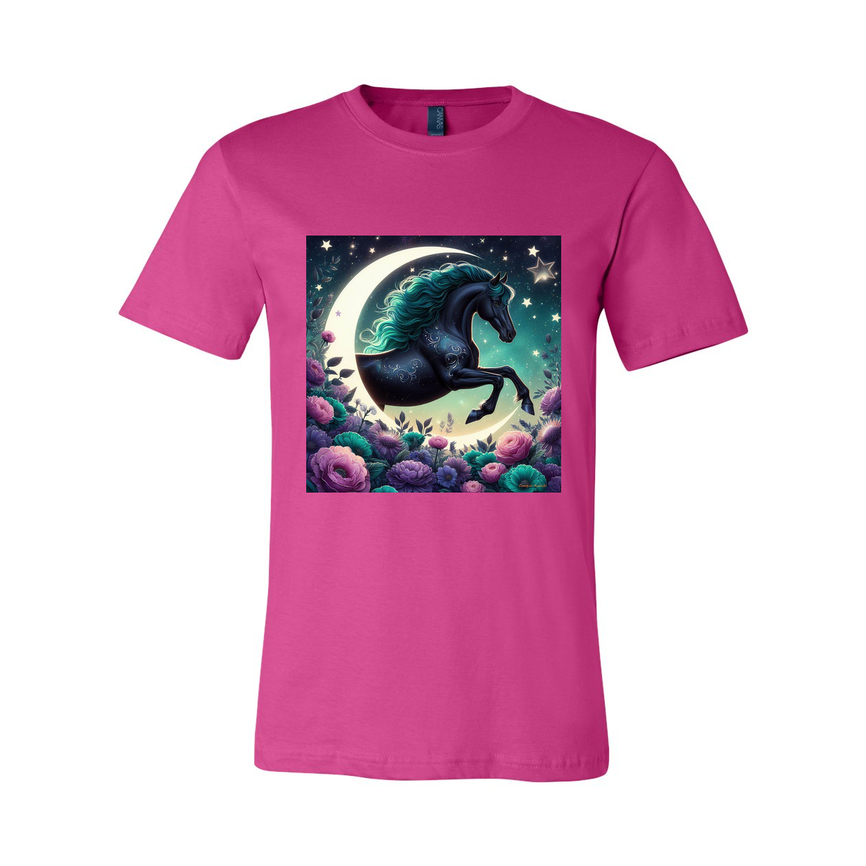 Moon Flowers Dancing Filly T Shirts