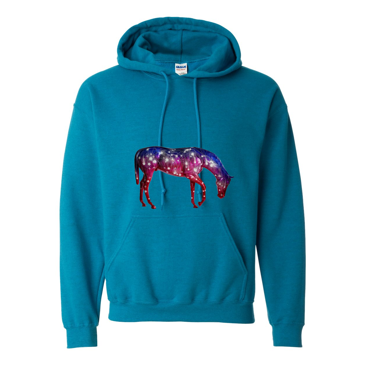 Cowgirl Roots™ Starlight Horse Pull Over Front Pocket Hoodies