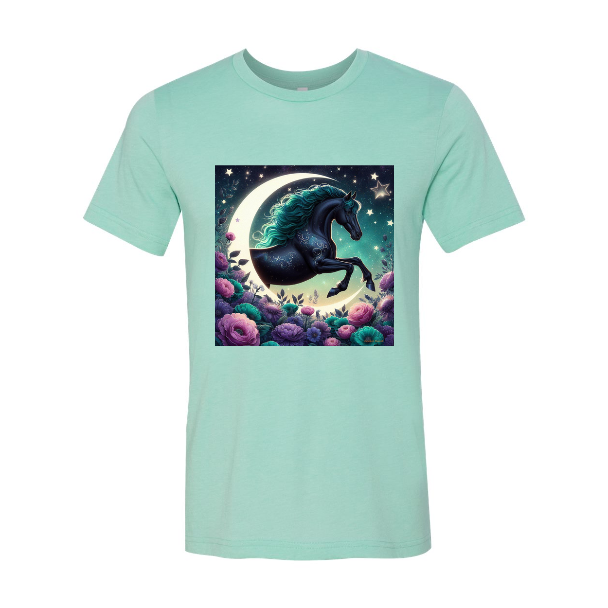 Moon Flowers Dancing Filly T Shirts