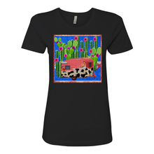 Load image into Gallery viewer, Cactus Cowgirl Boyfriend Cotton T Shirts
