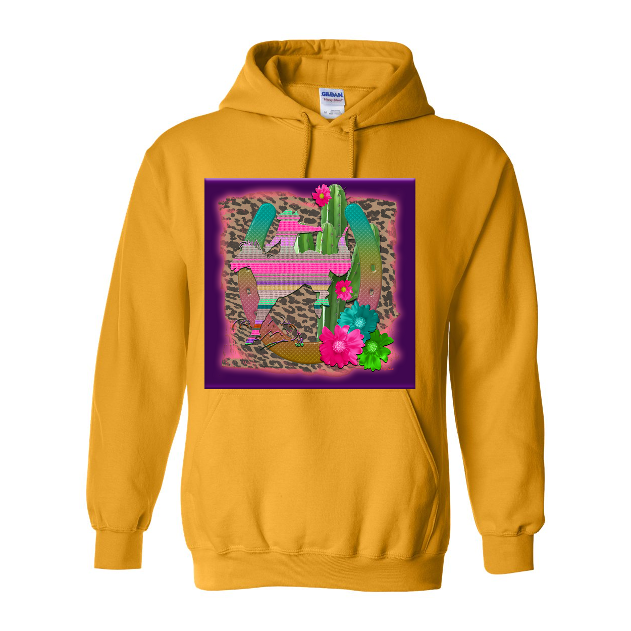 Cowgirl Roots™ Desert Bronc Dreams, Pull Over Front Pocket Hoodies