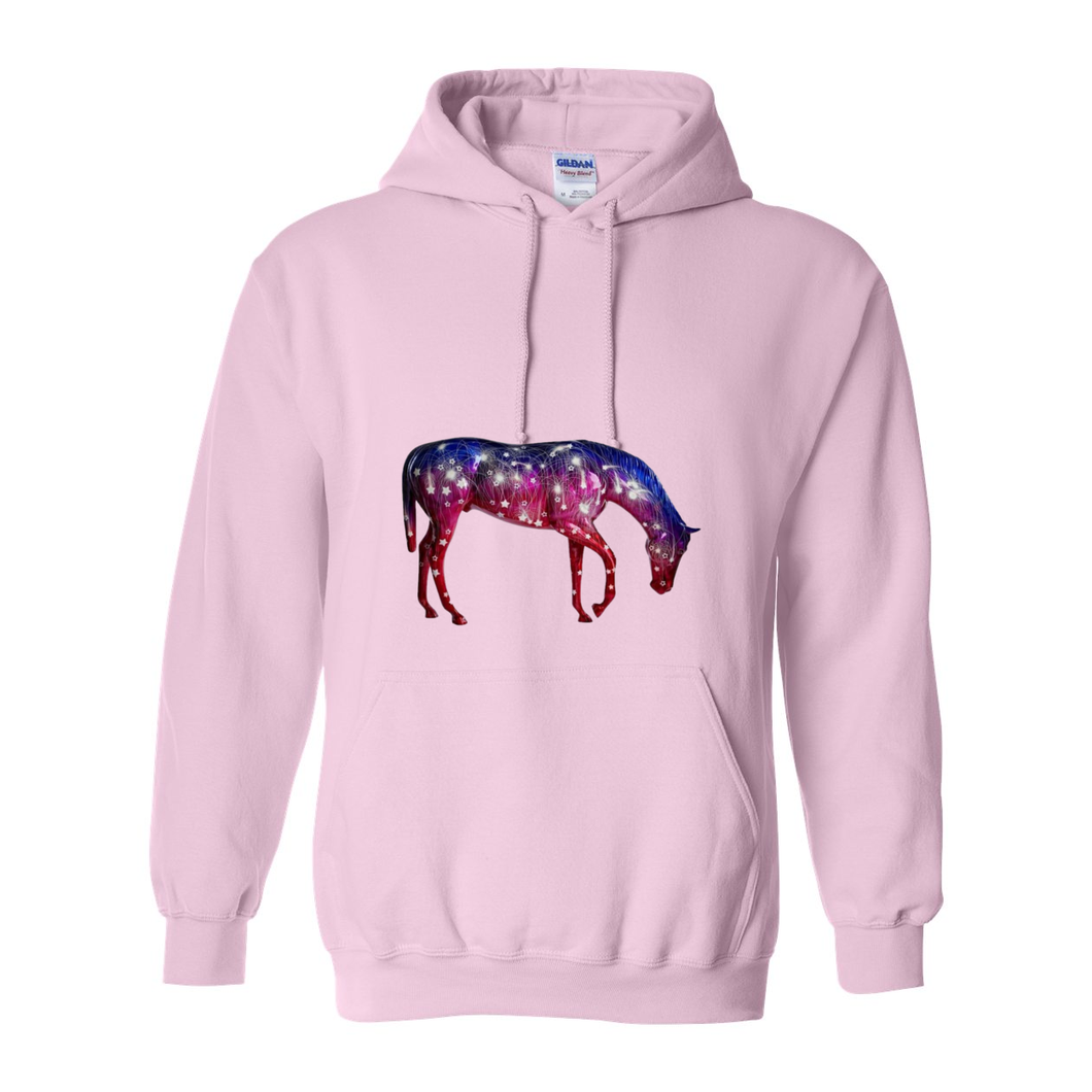 Cowgirl Roots™ Starlight Horse Pull Over Front Pocket Hoodies