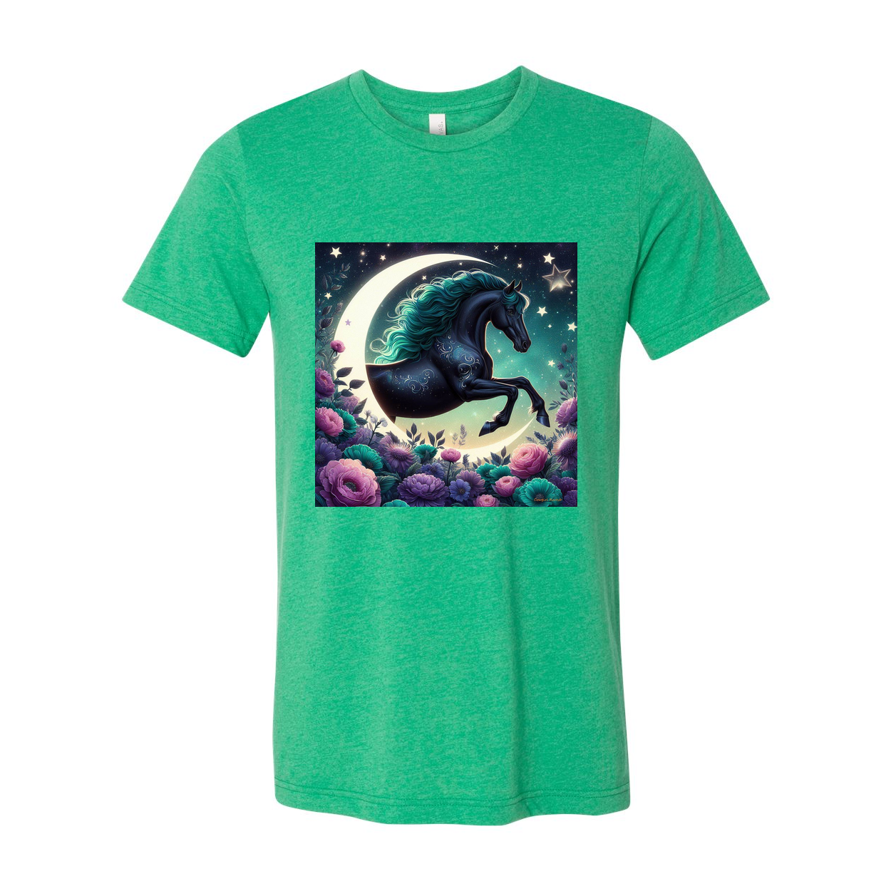 Moon Flowers Dancing Filly T Shirts