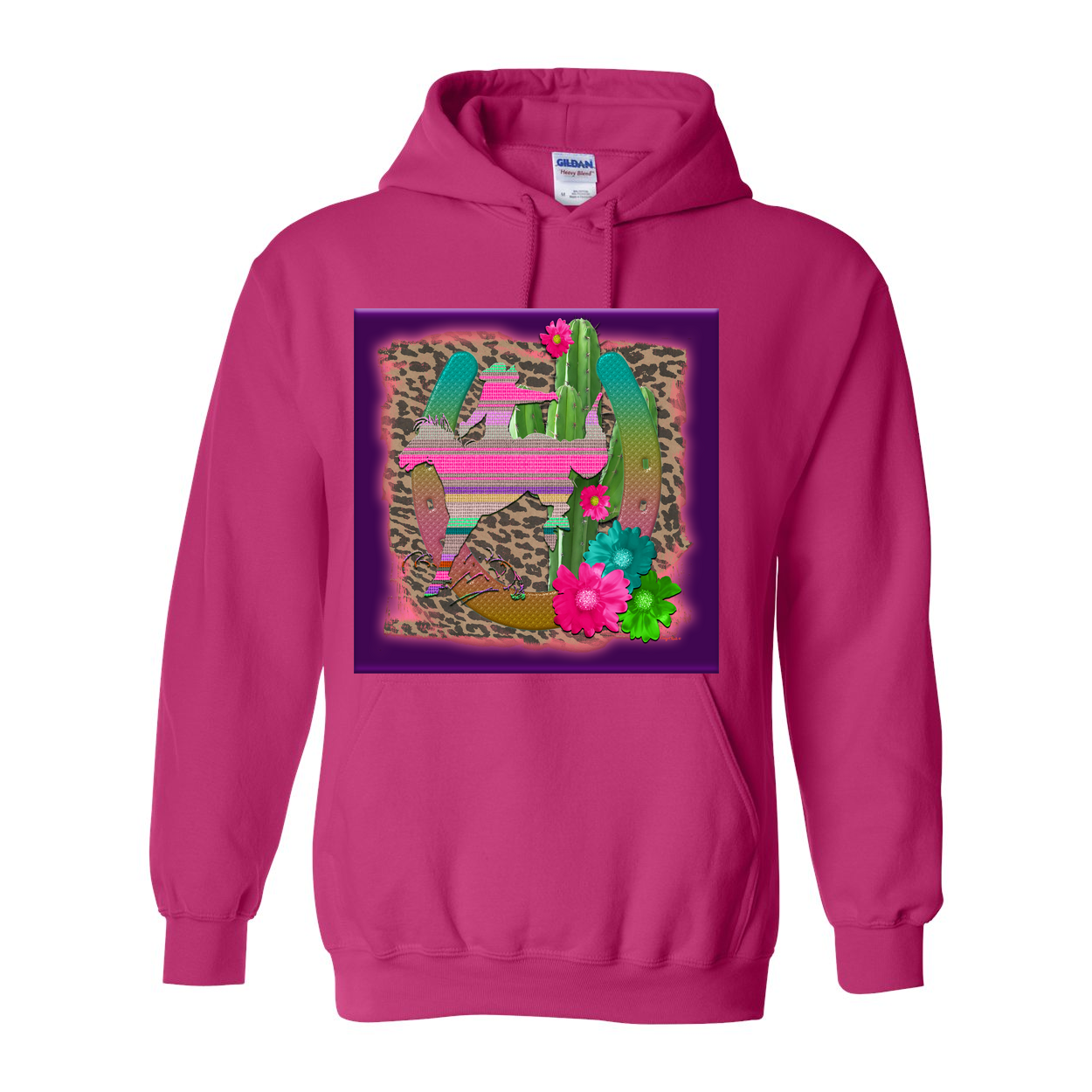 Cowgirl Roots™ Desert Bronc Dreams, Pull Over Front Pocket Hoodies