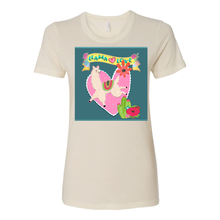 Load image into Gallery viewer, Llama Love Boyfriend Cotton T Shirts
