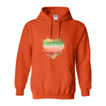 Load image into Gallery viewer, Cowgirl Roots™  Wood Splash Heart Pull Over Front Pocket Hoodies
