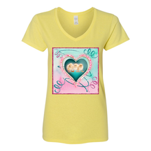 Load image into Gallery viewer, Party Chic&#39;s V-Neck Cotton T-Shirts
