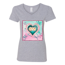 Load image into Gallery viewer, Party Chic&#39;s V-Neck Cotton T-Shirts
