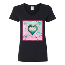 Load image into Gallery viewer, Party Chic&#39;s V-Neck Cotton T-Shirts
