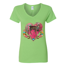 Load image into Gallery viewer, Buck&#39;n Bohemian Horn&#39;s V-Neck Cotton T-Shirts
