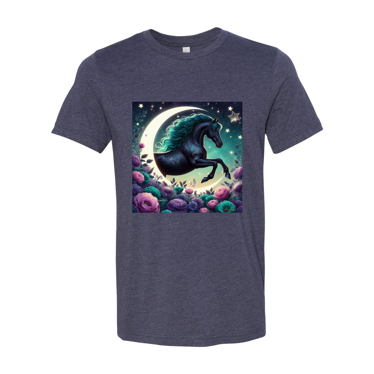 Moon Flowers Dancing Filly T Shirts