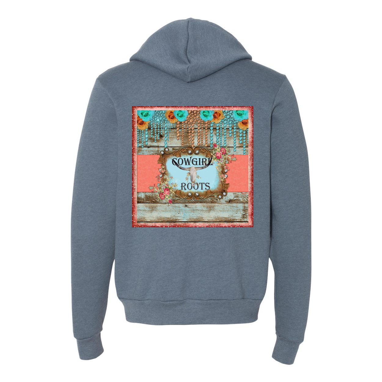 Cowgirl Roots™ Cowgirl Roots, Zip-Up Front Pocket Hooded Sweatshirts