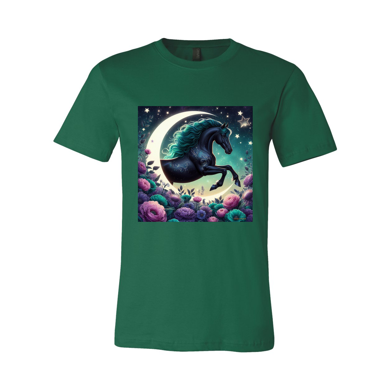 Moon Flowers Dancing Filly T Shirts