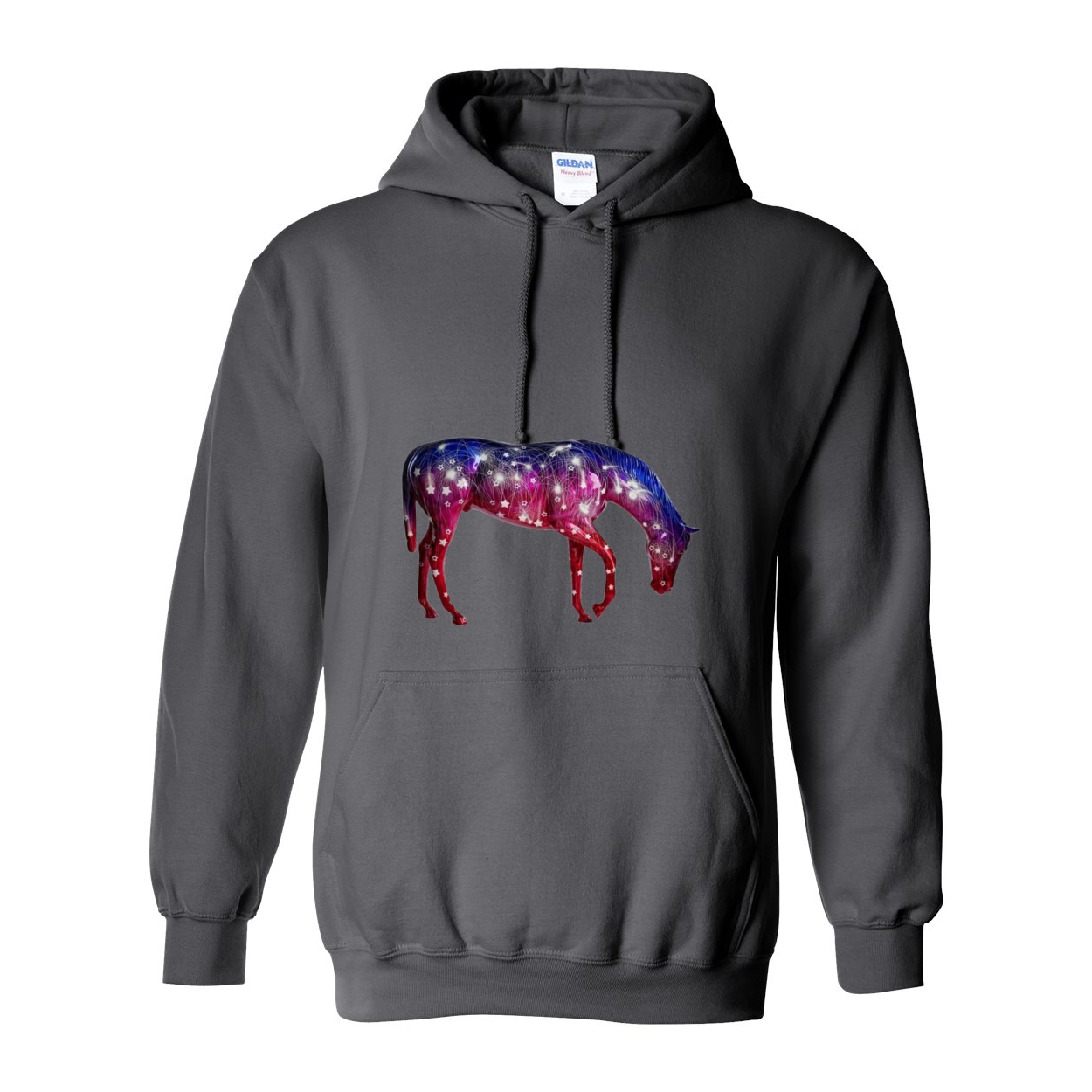 Cowgirl Roots™ Starlight Horse Pull Over Front Pocket Hoodies