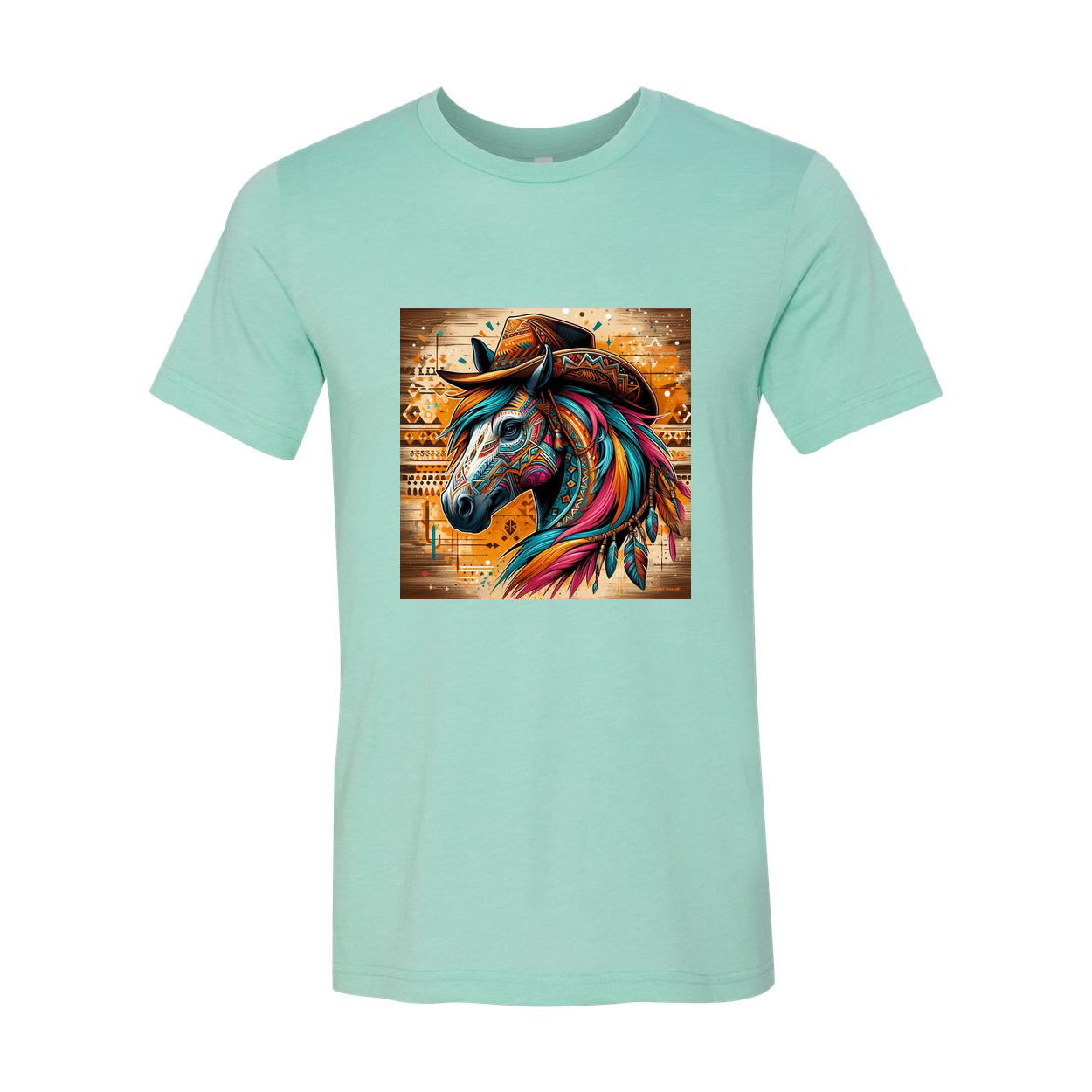 Cowboy Gus Tribal Horse T Shirts