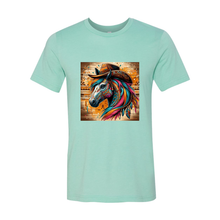 Load image into Gallery viewer, Cowboy Gus Tribal Horse T Shirts

